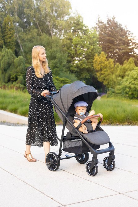 WÓZEK SPACEROWY ELMA JEANS BLUE