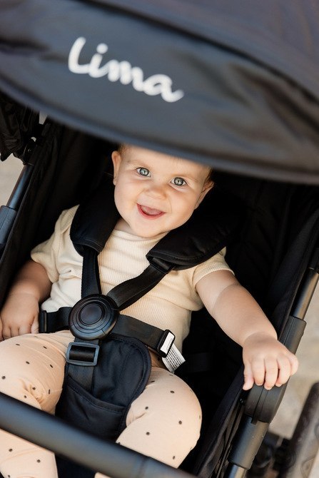 WÓZEK SPACEROWY LIMA GRAPHITE