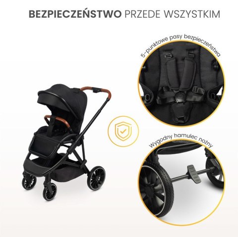 WÓZEK SPACEROWY RATIO BLACK