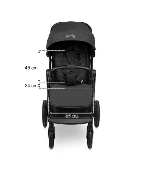 WÓZEK SPACEROWY JIMBO BLACK