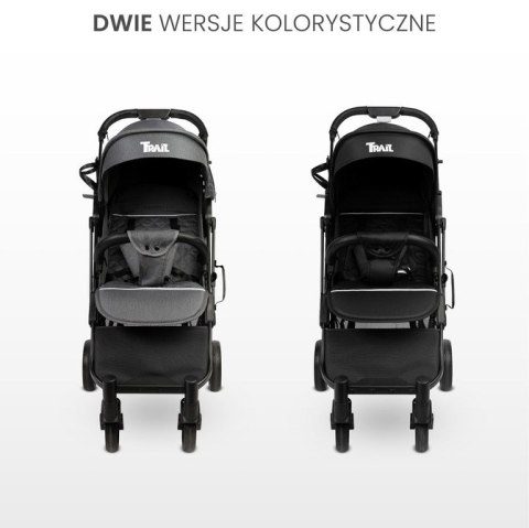 WÓZEK SPACEROWY TRAIL BLACK