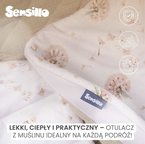 OTULACZ DO FOTELIKA MUŚLIN DMUCHAWCE BEŻOWY