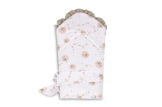 ROŻEK MUŚLINOWY DMUCHAWCE BEŻOWE 75x75