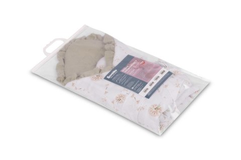 ROŻEK MUŚLINOWY DMUCHAWCE BEŻOWE 75x75