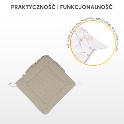 ROŻEK MUŚLINOWY GAŁĄZKA ZIELONY 75x75