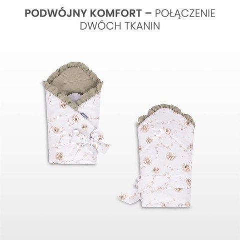 ROŻEK MUŚLINOWY GAŁĄZKA ZIELONY 75x75