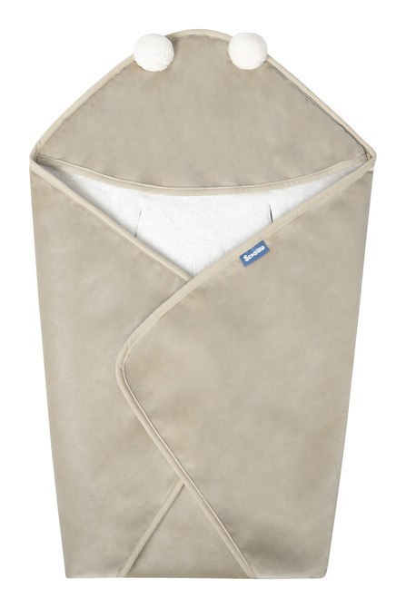 OTULACZ DO FOTELIKA PLUSZ 75X75 BEŻOWY