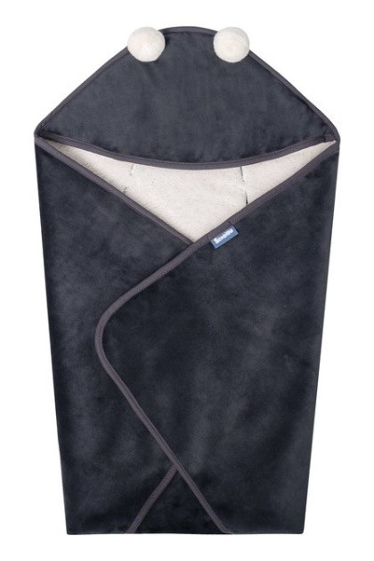 OTULACZ DO FOTELIKA PLUSZ 75X75 GRAFITOWY