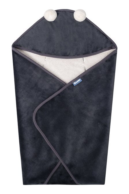 OTULACZ DO FOTELIKA PLUSZ 75X75 GRAFITOWY