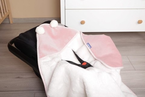 OTULACZ DO FOTELIKA PLUSZ 75X75 RÓŻOWY