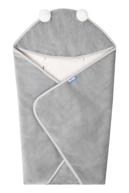 OTULACZ DO FOTELIKA PLUSZ 75X75 SZARY