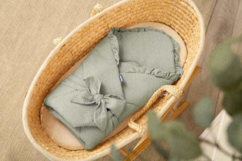 ROŻEK MUŚLINOWY KHAKI 90x90