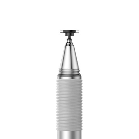 Rysik Baseus Golden Cudgel ACPCL-0S dwustronny do tabletów, telefonów z żelopisem - srebrny