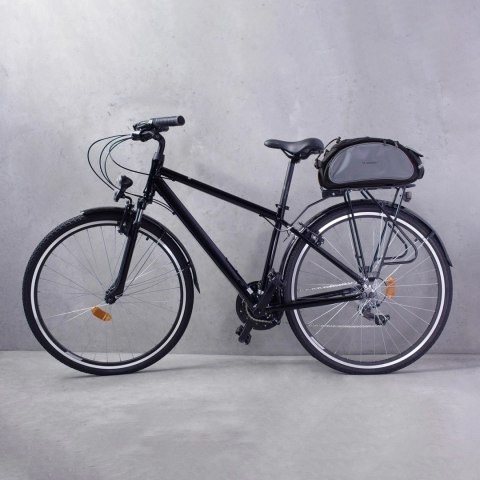 Wozinsky torba rowerowa na bagażnik z paskiem na ramię 13l czarna (WBB1BK)