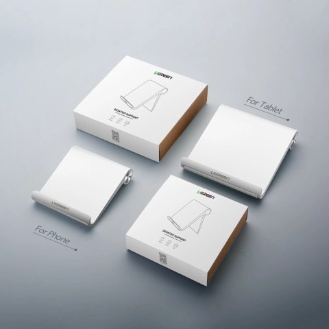 Podstawka Ugreen LP106 30285 95 x 85 mm biurkowa na telefon 4-7.9" - biała