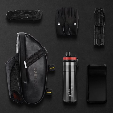 Wozinsky torba rowerowa pod siodełko 1,5 l czarny (WBB20BK)