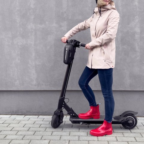 Wozinsky wodoodporna torba na kierownicę hulajnogi torba na hulajnogę 2 l czarna (WSB3BK)