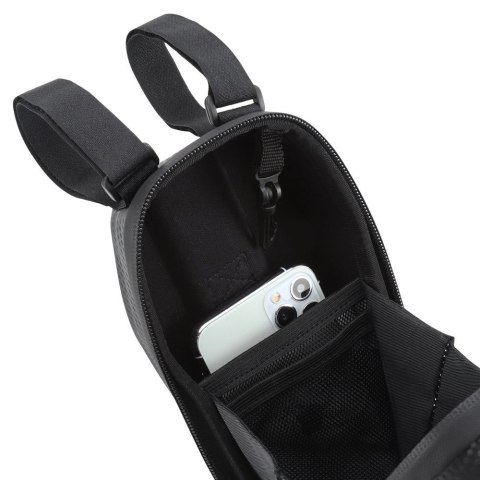 Wozinsky wodoodporna torba na kierownicę hulajnogi torba na hulajnogę 2 l czarna (WSB3BK)