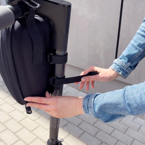 Wozinsky wodoodporna torba na kierownicę hulajnogi torba na hulajnogę 4l czarna (WSB1BK)