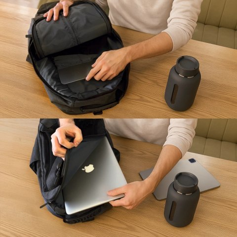 Wozinsky torba rowerowa na bagażnik plecak rowerowy ze stelażem 2w1 40l czarny (WBB33BK)