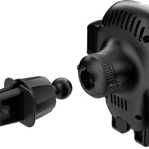 Automatyczny uchwyt samochodowy Dudao z wbudowaną ładowarką bezprzewodową Qi 15W szary (F20xs)