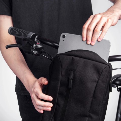 Sakwa rowerowa Wozinsky na kierownicę - szara