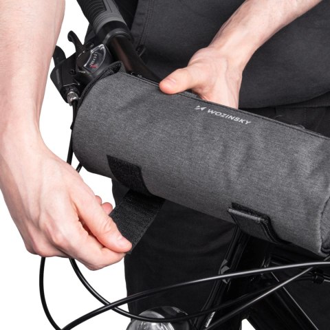 Torba rowerowa Wozinsky WBB37GRB z izolacją termiczną 0.7L - szara
