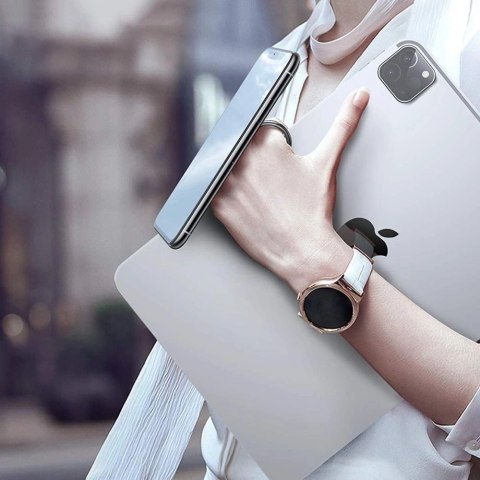 Uchwyt / ring Tech-Protect Magnetic Phone Ring z funkcją stojaka - różowy marmur