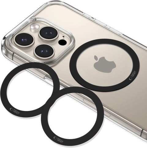 Pierścień Tech-Protect MMP-110 2w1 MagSafe - czarny / czarny