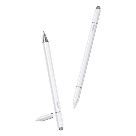 Stylus Baseus Smooth Writing III 3w1 rysik pasywny - wersja magnetyczna - biały