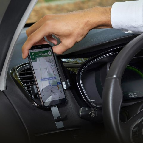 Uchwyt na smartfona SBS TESUPPCLIPGRAVK na kratkę nawiewu, grawitacyjny - czarny