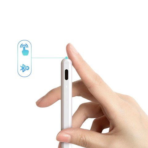 Rysik Wozinsky WRA-08 Stylus do iPad USB-C szybkie ładowanie Apple iPad 2018-2025 - biały