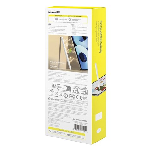 Rysik aktywny Baseus Smooth Writing 3 ładowany bezprzewodowo stylus - biały
