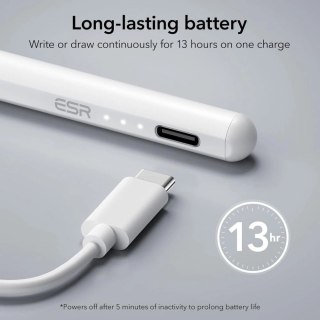 Rysik ESR Digital+ Magnetic Stylus Pen do iPada - biały