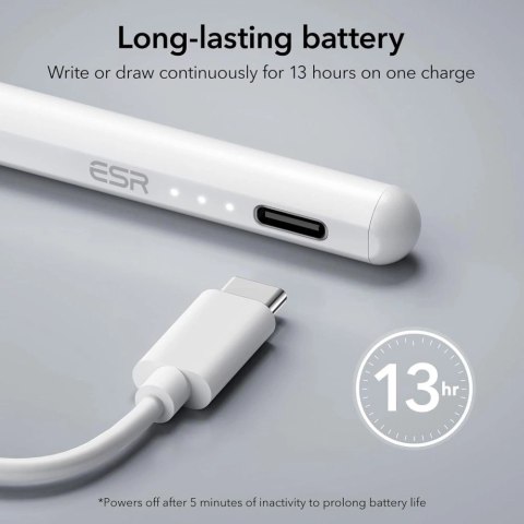 Rysik ESR Digital+ Magnetic Stylus Pen do iPada - biały