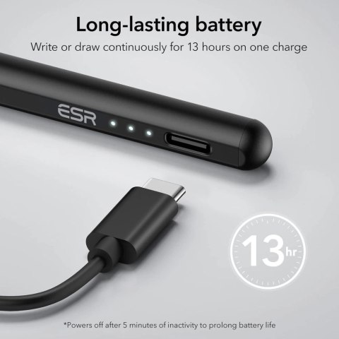 Rysik ESR Digital+ Magnetic Stylus Pen do iPada - czarny