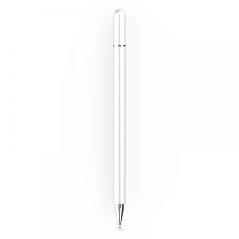 Rysik Tech-Protect Charm Stylus - biało-srebrny