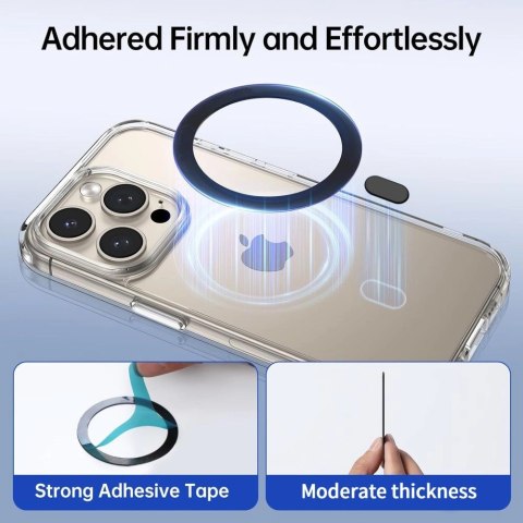 Ring Tech-Protect MMP-100 z MagSafe (2 szt.) - białe - czarne