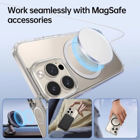 Pierścień magnetyczny Tech-Protect MMP-110 2w1 z MagSafe - srebrny-czarny