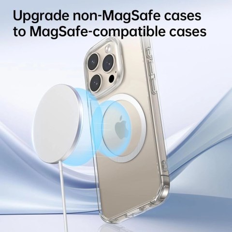 Pierścień magnetyczny Tech-Protect MMP-110 2w1 z MagSafe - srebrny-czarny