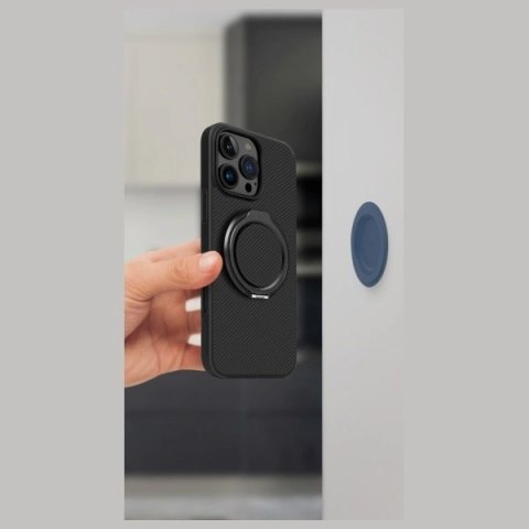 Uchwyt z podstawką UNIQ Gripfit 360 Magnetic Mount&Kickstand MagSafe - czarny