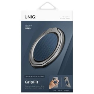 Uchwyt z podstawką UNIQ Gripfit 360 Magnetic Mount&Kickstand MagSafe - niebieski