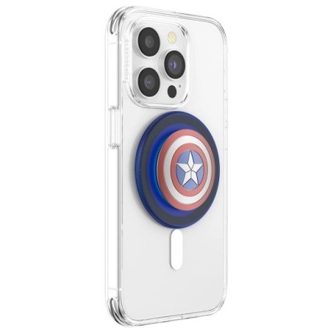 Uchwyt Popsockets 2 Kapitan Ameryka i podstawka do telefonu z MagSafe