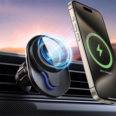 Uchwyt SODI C50 rotacyjny do kratki wentylacyjnej 15W z MagSafe C50 - czarny