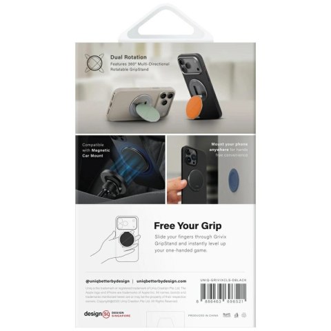Uchwyt magnetyczny UNIQ Grivix Classic 360 Mount&Grip Stand - beżowy