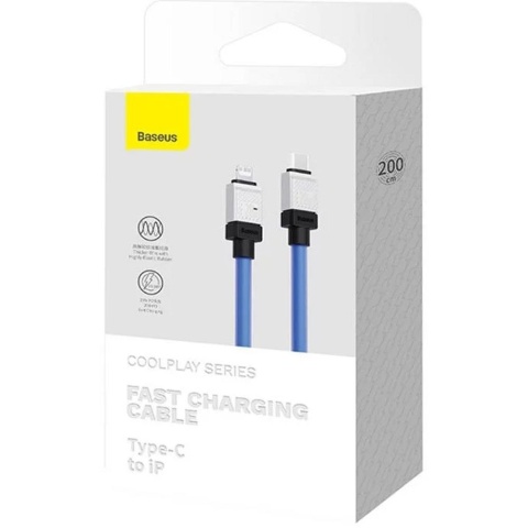 BASEUS kabel Typ C do Lightning PD 20W Coolplay CAKW000103 2 m niebieski