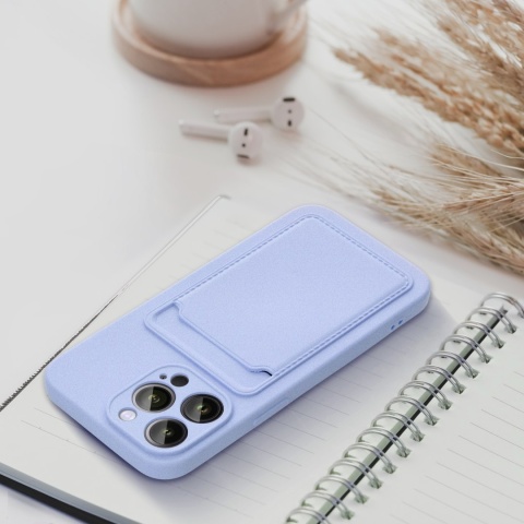Futerał CARD CASE do XIAOMI Redmi 12 4G fioletowy