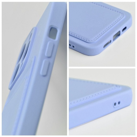 Futerał CARD CASE do XIAOMI Redmi 12 4G fioletowy