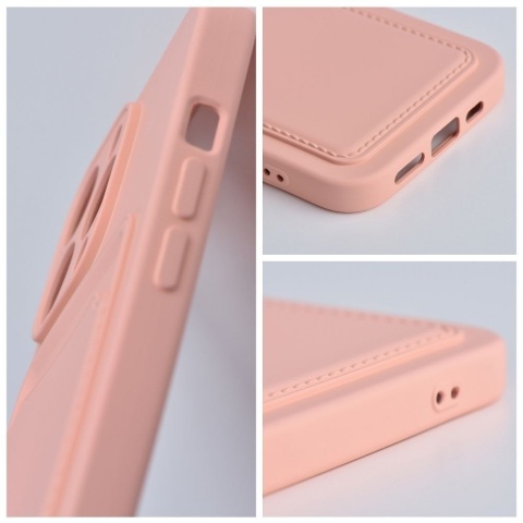 Futerał CARD CASE do XIAOMI Redmi 12 4G różowy