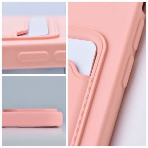 Futerał CARD CASE do XIAOMI Redmi 12 4G różowy